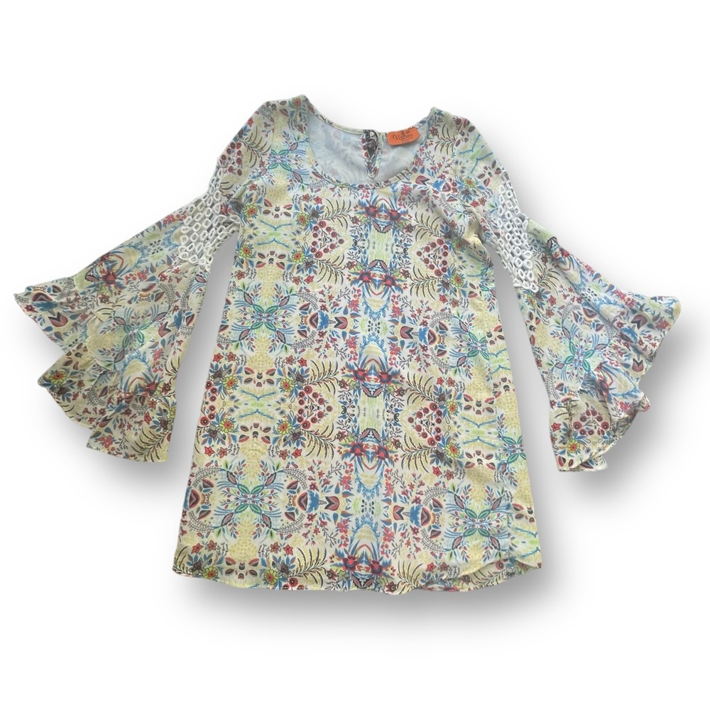 Vroom By Joy Han Cream/Multicolor Geometric Print… - image 1